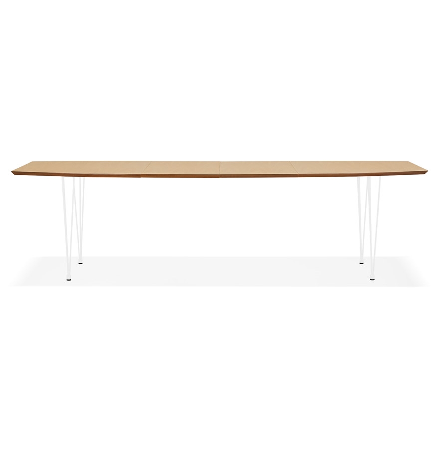 Table à dîner / de réunion extensible 'DOKIDO' en bois finition naturelle - 170(270)x100 cm vue2