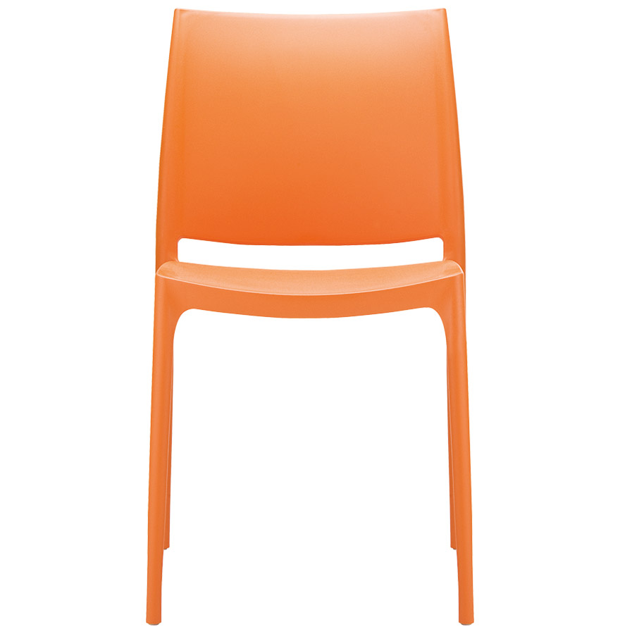 Chaise design 'ENZO' orange vue3