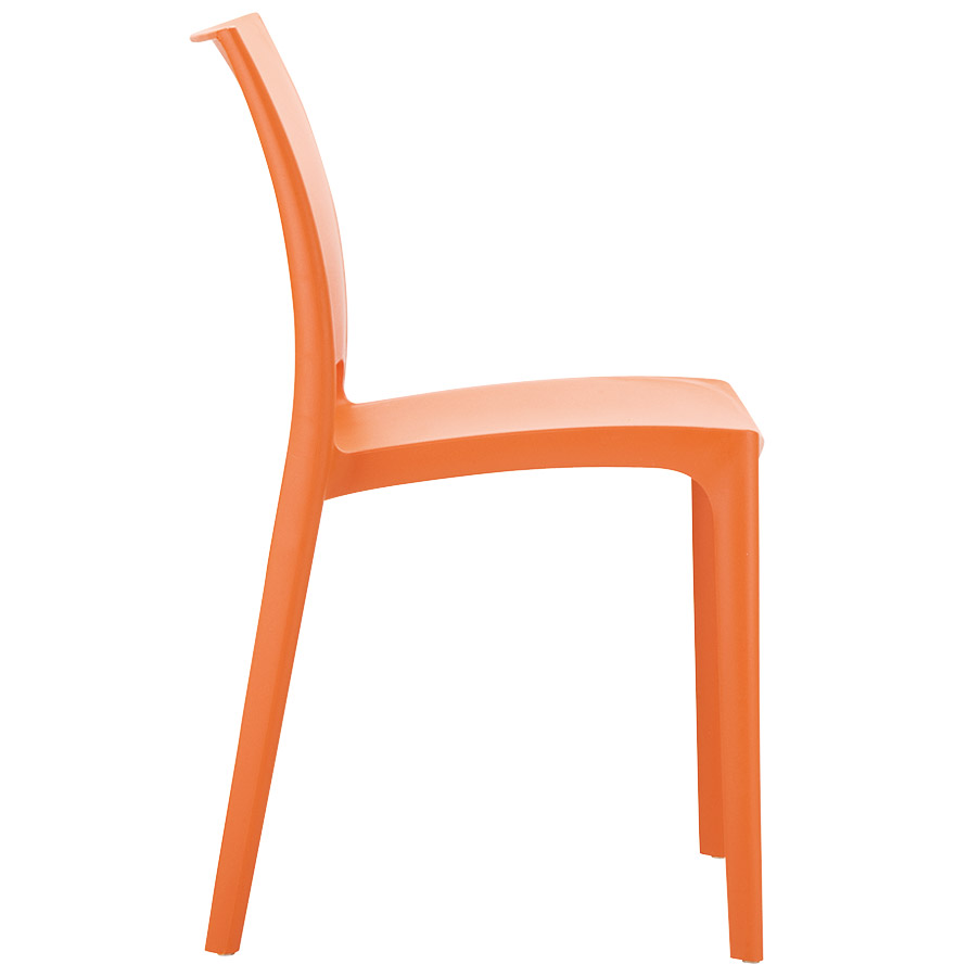 Chaise design 'ENZO' orange vue2