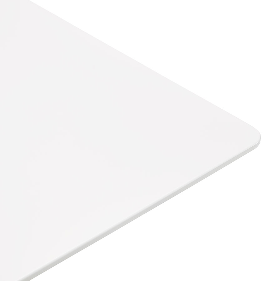 Table haute design 'EVEREST' blanche carrée - 70x70 cm vue2