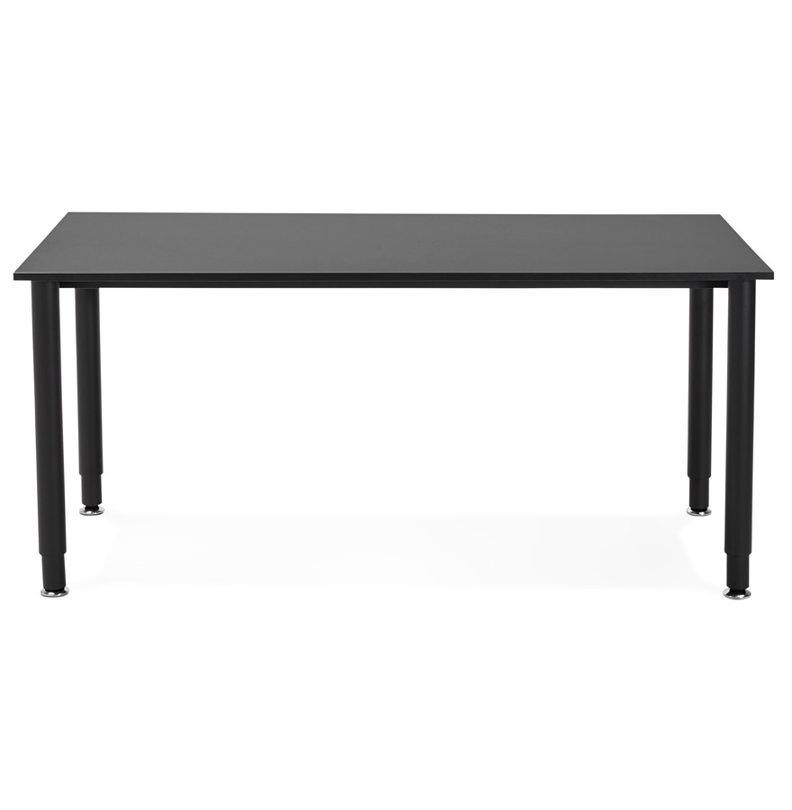 Table de réunion / bureau design ´FOCUS´ noir - 160x80 cm