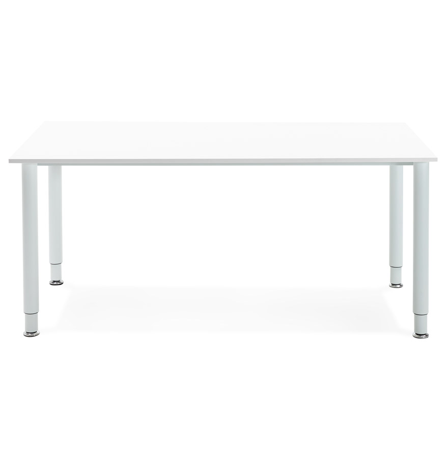 Table de réunion / bureau design 'FOCUS' blanc - 160x80 cm vue2