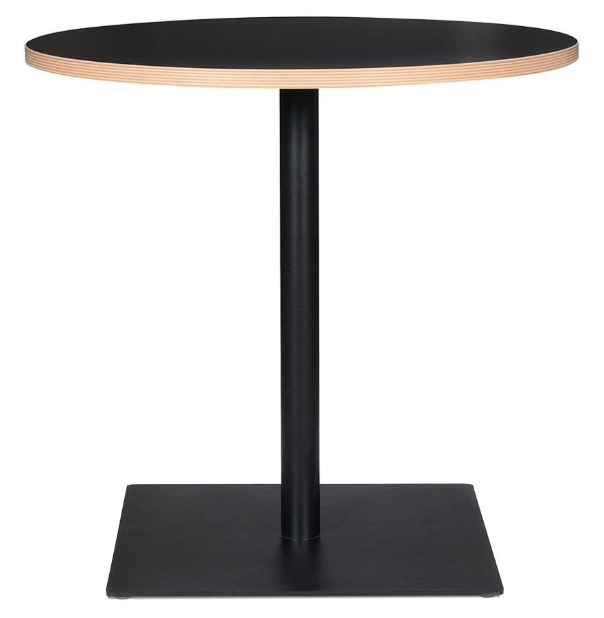 Table ronde 'FUSION ROUND' noire - Ø 80 cm vue2