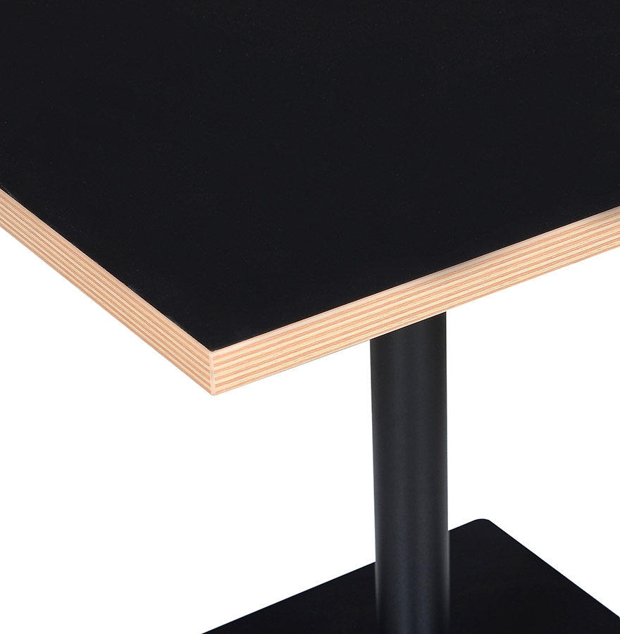 Table carrée 'FUSION SQUARE' noire - 80x80 cm vue3