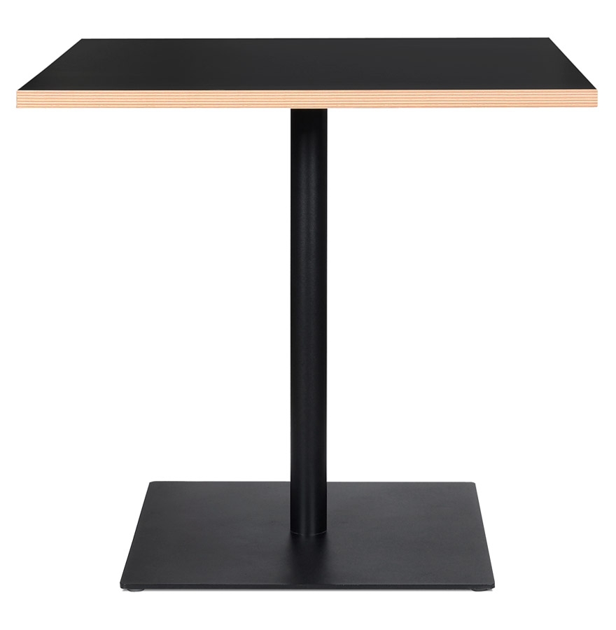 Table carrée 'FUSION SQUARE' noire - 80x80 cm vue2