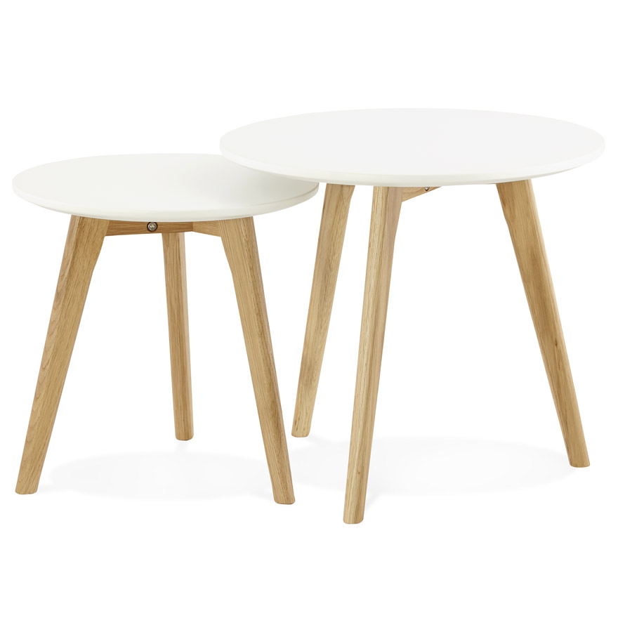 Tables gigognes ronde ´GABY´ style scandinave