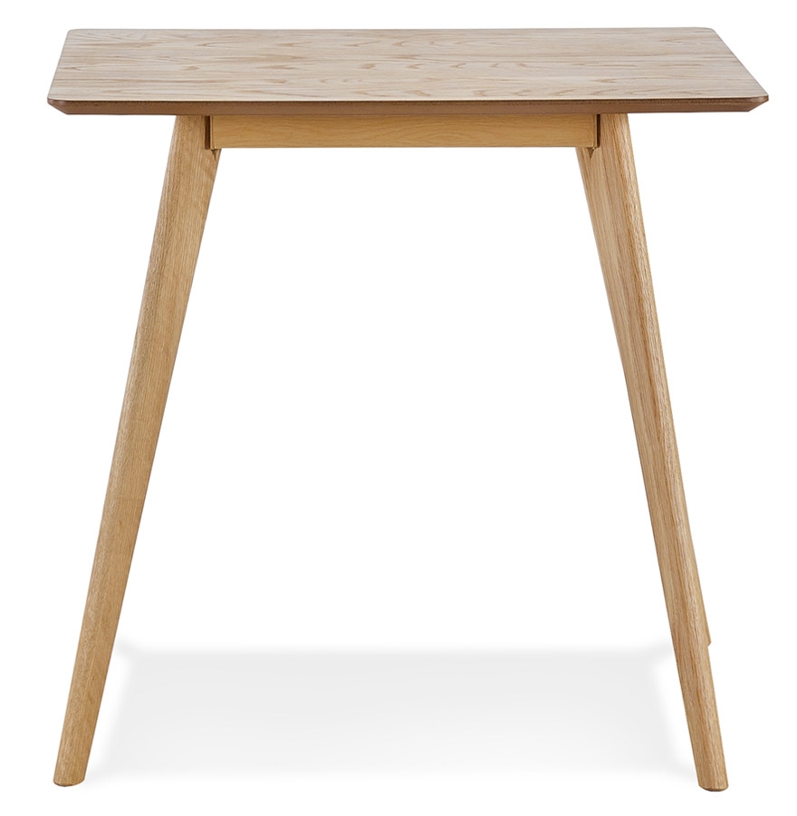 Petite table à diner 'GENIUS' finiton naturelle - 80x80 cm vue2