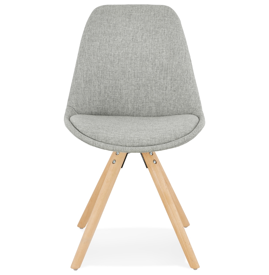 Chaise scandinave ´HIPHOP´ en tissu gris