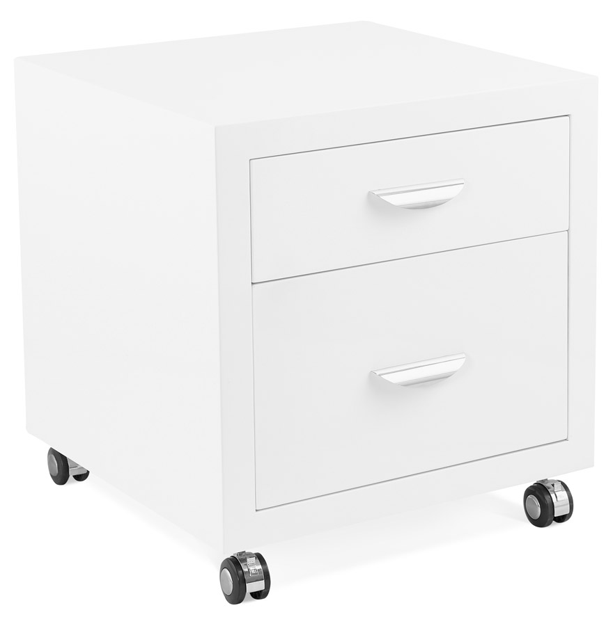 Caisson de rangement ´ICEBERG´ blanc à tiroirs pour bureau