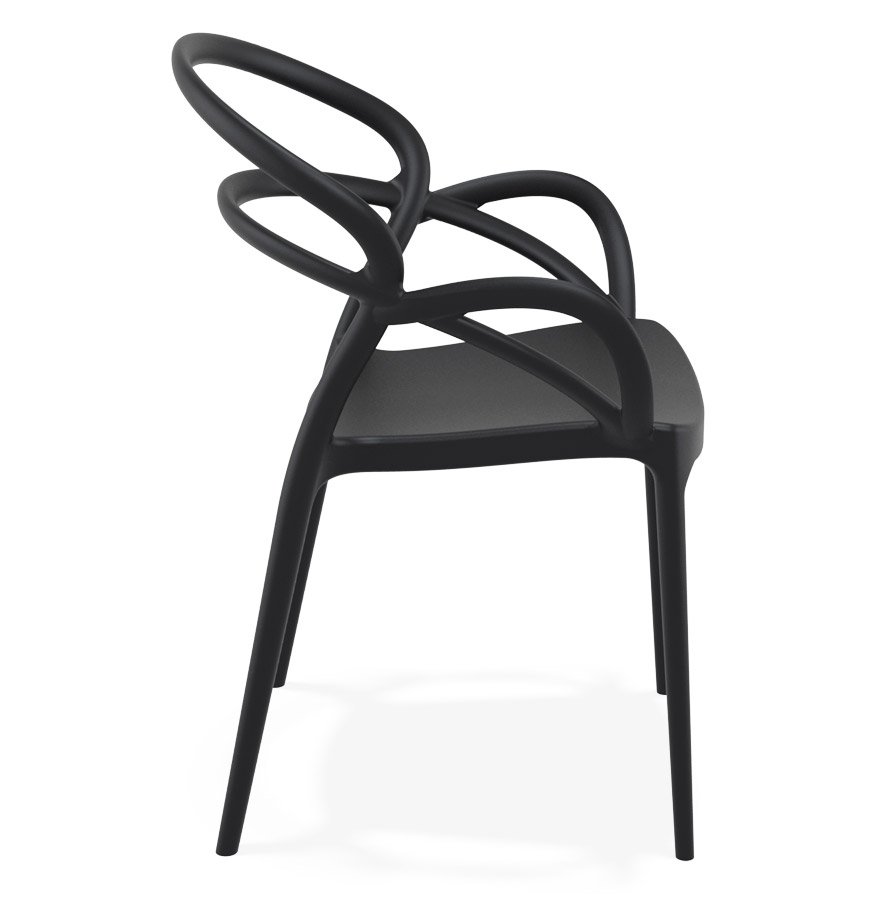 Chaise de terrasse ´JULIETTE´ design noire
