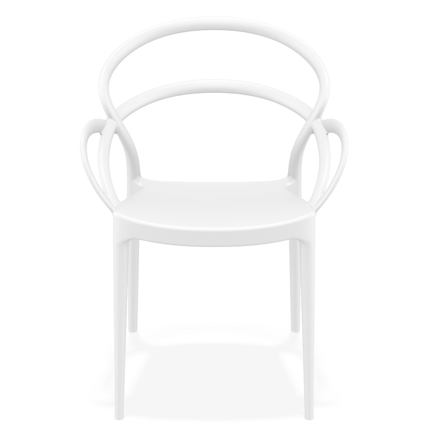 Chaise de terrasse ´JULIETTE´ design blanche
