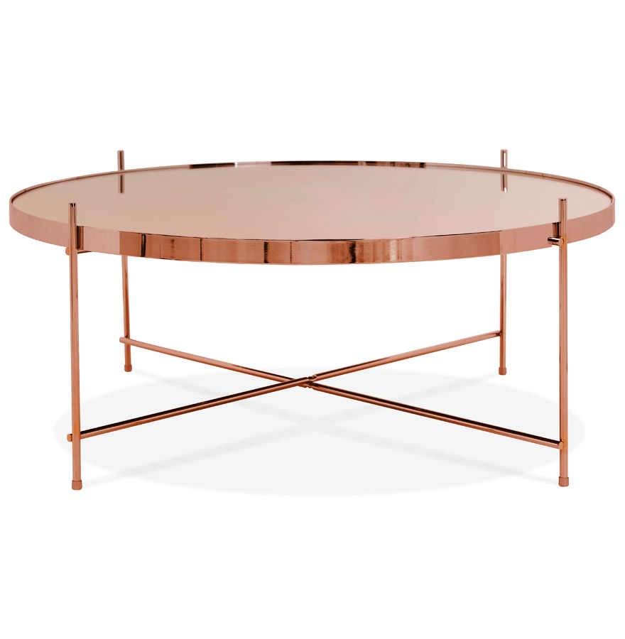 Table basse de salon ´KOLOS BIG´ couleur cuivre