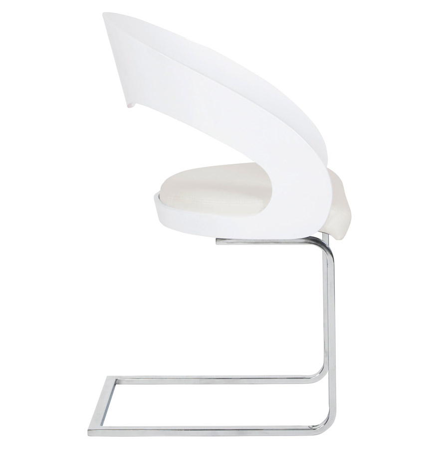 Chaise moderne ´LOLA´ pour salle à manger blanche