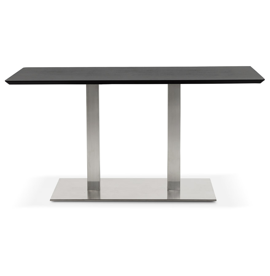 Table / bureau design 'MAMBO' noir - 150x70 cm vue2