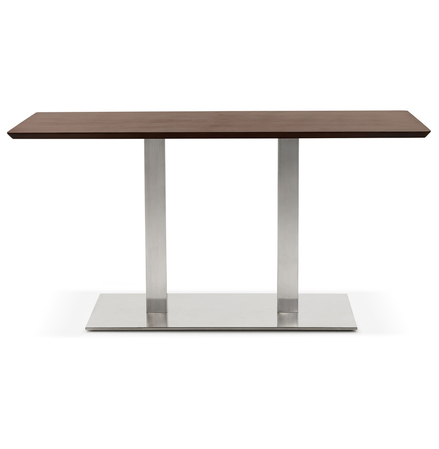 Table / bureau design 'MAMBO' en bois finition Noyer - 150x70 cm vue2