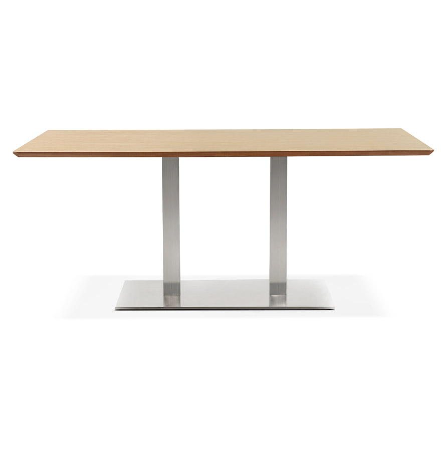 Table / bureau design 'MAMBO' en bois finition naturelle - 180x90 cm vue2