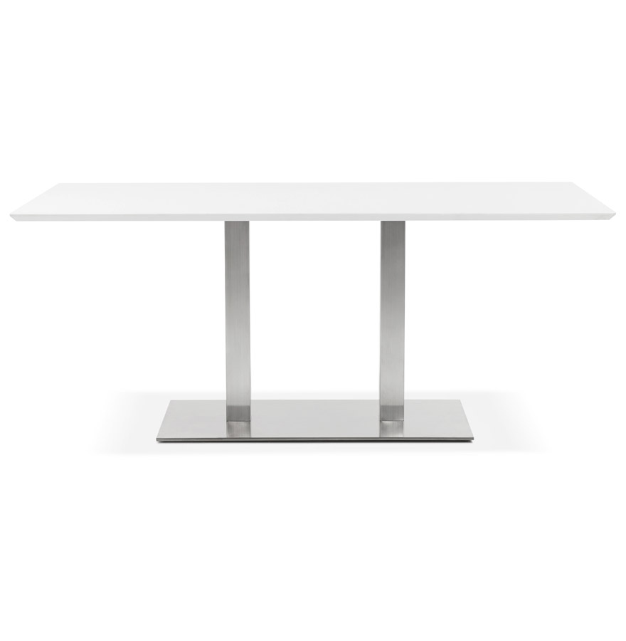 Table / bureau design 'MAMBO' blanc - 180x90 cm vue2