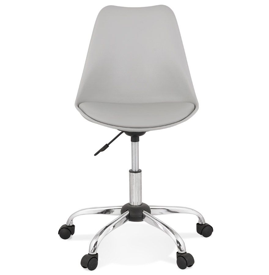 Chaise de bureau 'MONKY' grise design vue2