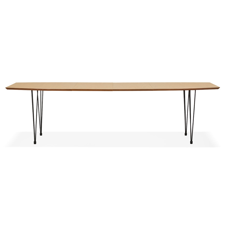 Table à dîner / de réunion extensible 'MOTUS' en bois finition naturelle - 170(270)x100 cm vue2
