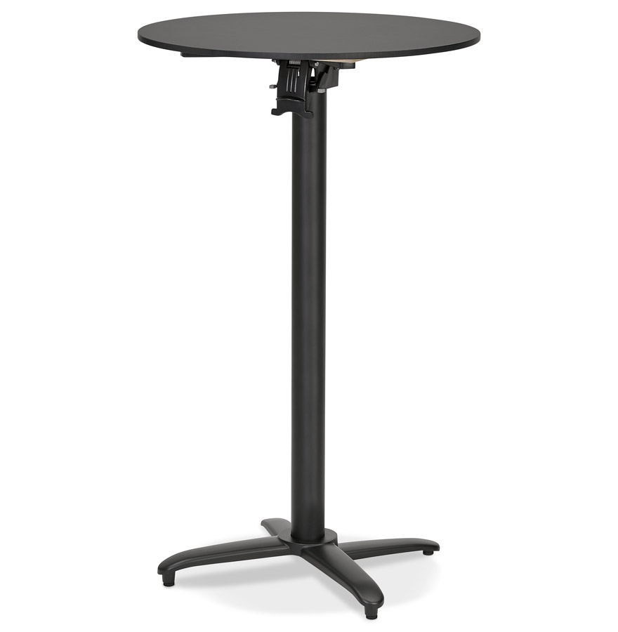 Table haute pliable 'PAXTON' ronde noire - Ø 68 cm vue3