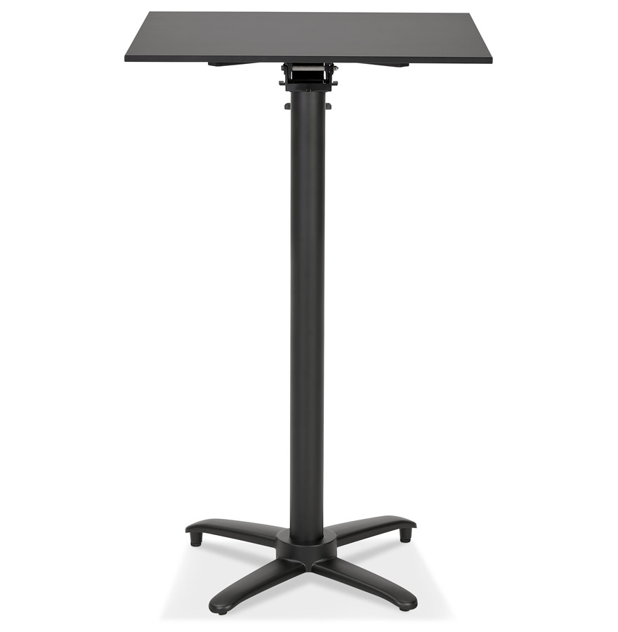 Table haute pliable 'PAXTON' carrée noire - 68x68 cm vue2