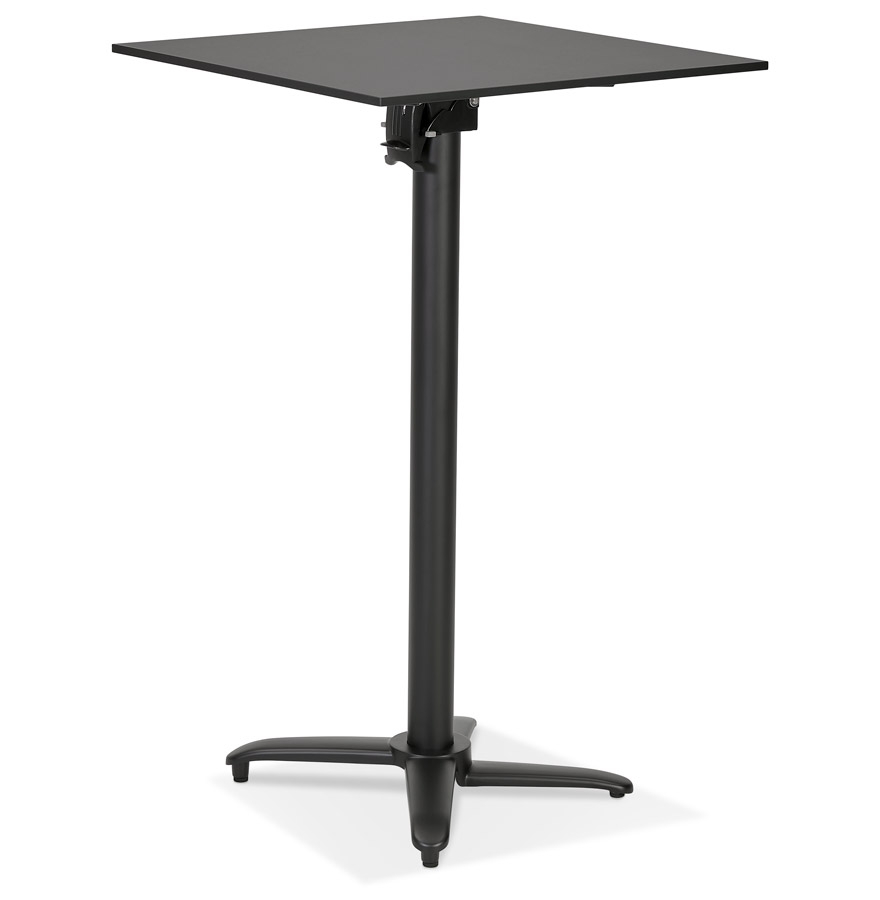 Table haute pliable 'PAXTON' carrée noire - 68x68 cm vue3