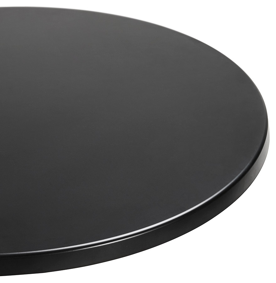 Plateau de table ´PUNTO´ rond noir intérieur / extérieur - Ø 70 cm