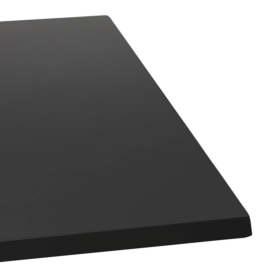Plateau de table ´PUNTO´ carré noir intérieur / extérieur - 70x70 cm