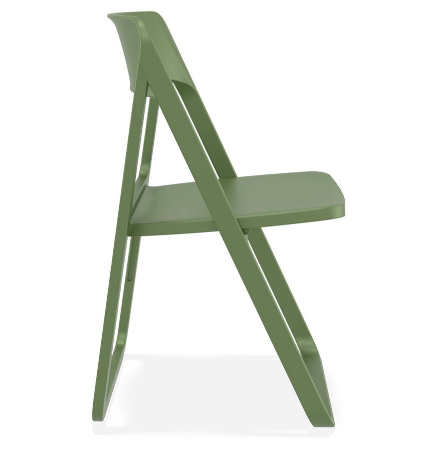 Chaise pliable intérieur / extérieur 'SLAG' en matière plastique verte vue3