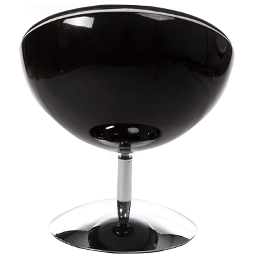 Fauteuil design boule ´SPHERA´ pivotant 360° noir