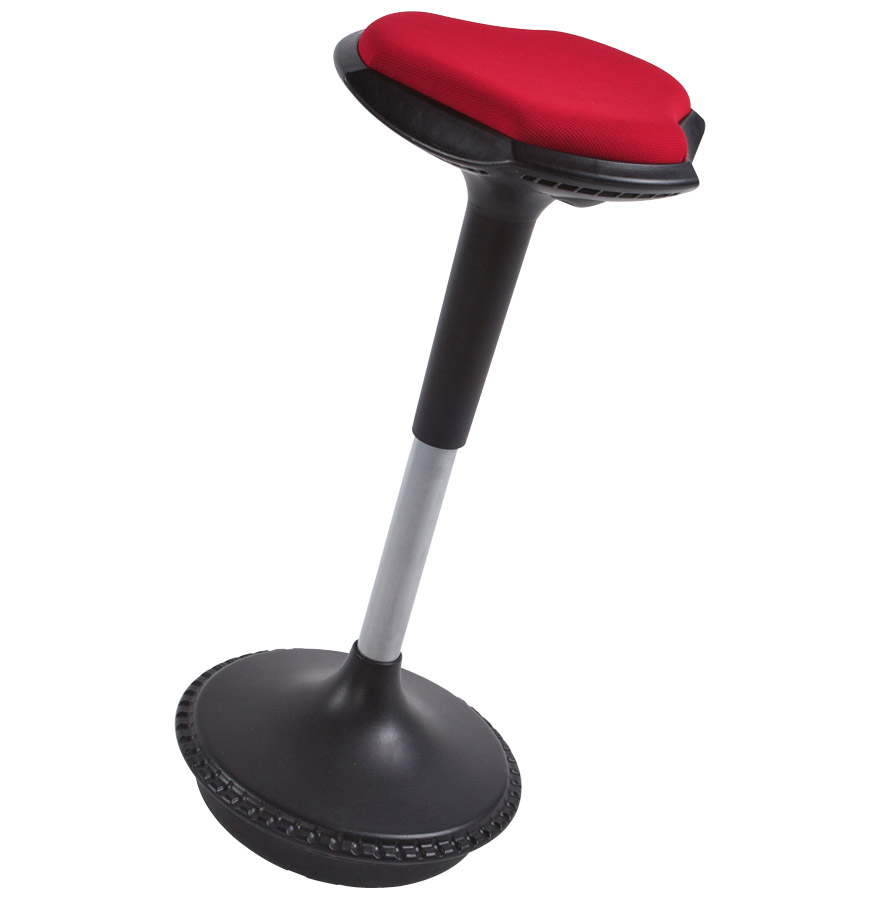 Tabouret ergonomique ´SWING´ rouge avec système de balancement