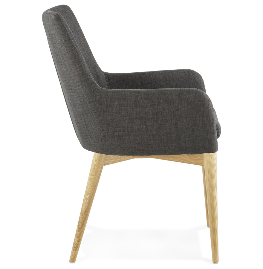 Chaise avec accoudoirs 'TEOPHIL' style scandinave vue3