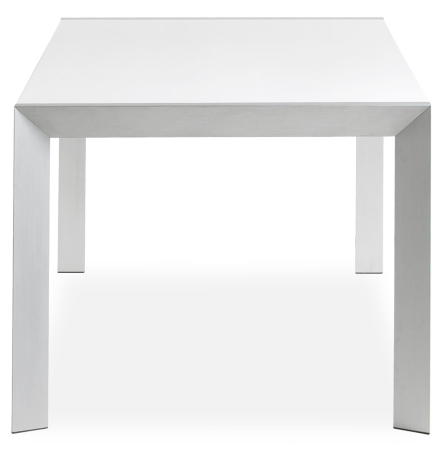 Table à dîner extensible 'TITAN' design blanche  - 190(270)x95 cm vue2