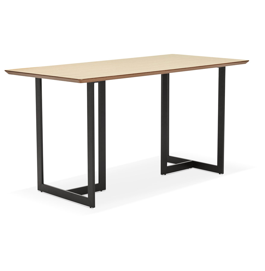 Table à diner / bureau design 'TITUS' en bois naturel - 150x70 cm vue3