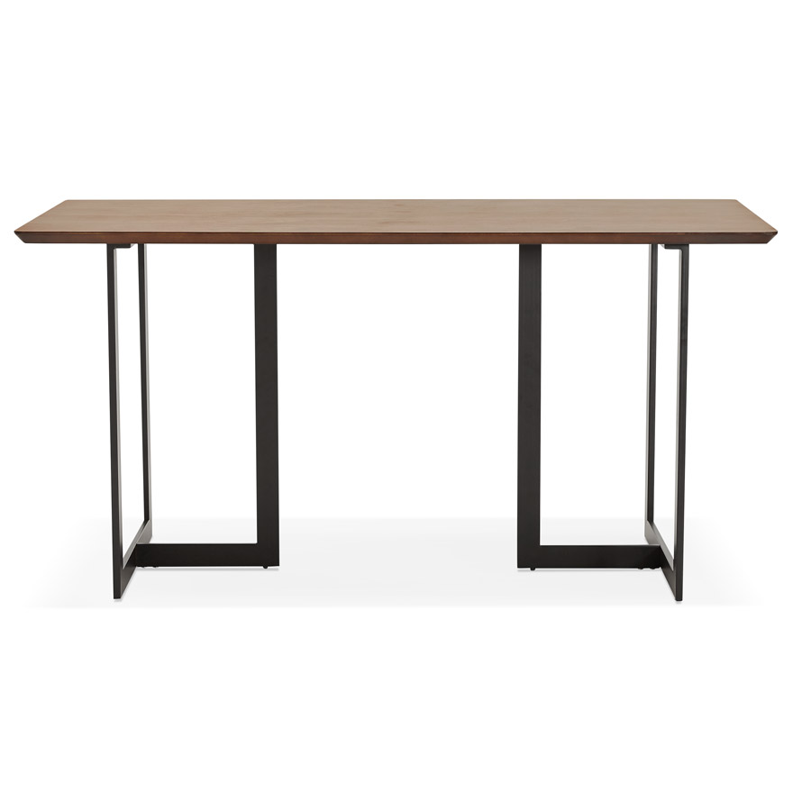 Table à diner / bureau design 'TITUS' en bois de noyer - 150x70 cm vue2