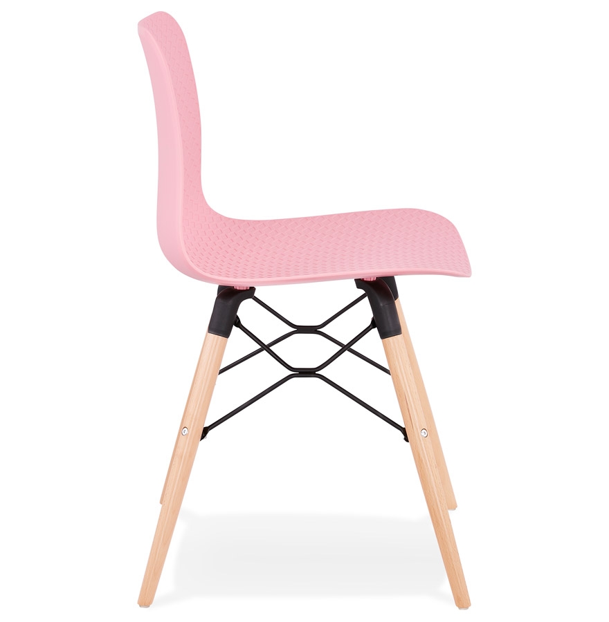 Chaise scandinave ´TONIC´ rose design