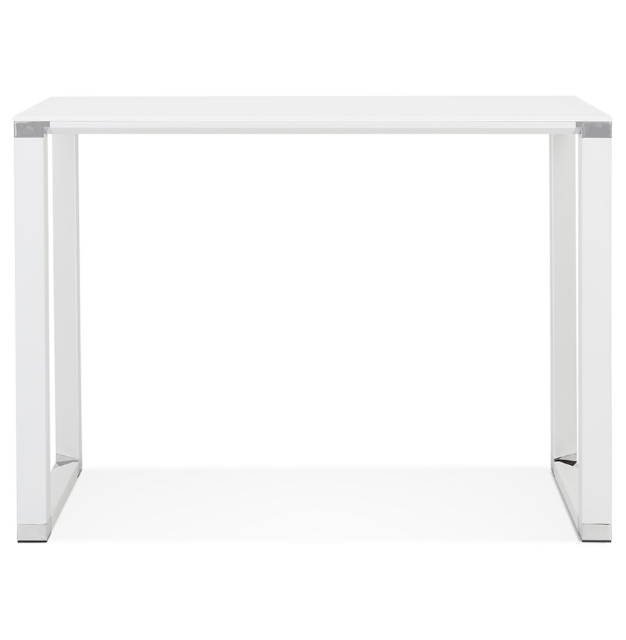 Table haute / bureau haut 'XLINE HIGH TABLE' en verre blanc - 140x70 cm vue2