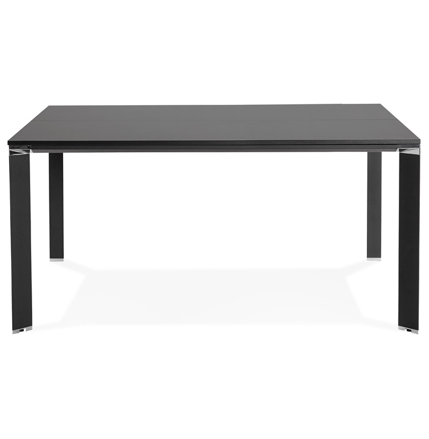 Table de réunion / bureau bench ´XLINE SQUARE´ noir - 160x160 cm