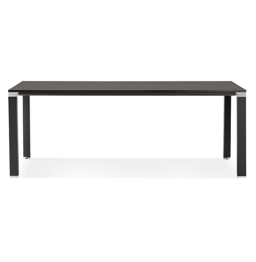Table de réunion / à manger design 'XLINE' en bois noir - 200x100 cm vue2