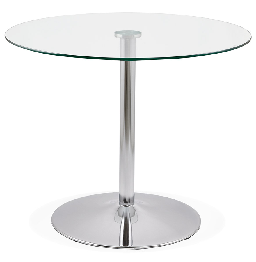 Petite table de cuisine ronde 'YOUPI' en verre - Ø 90 cm vue2