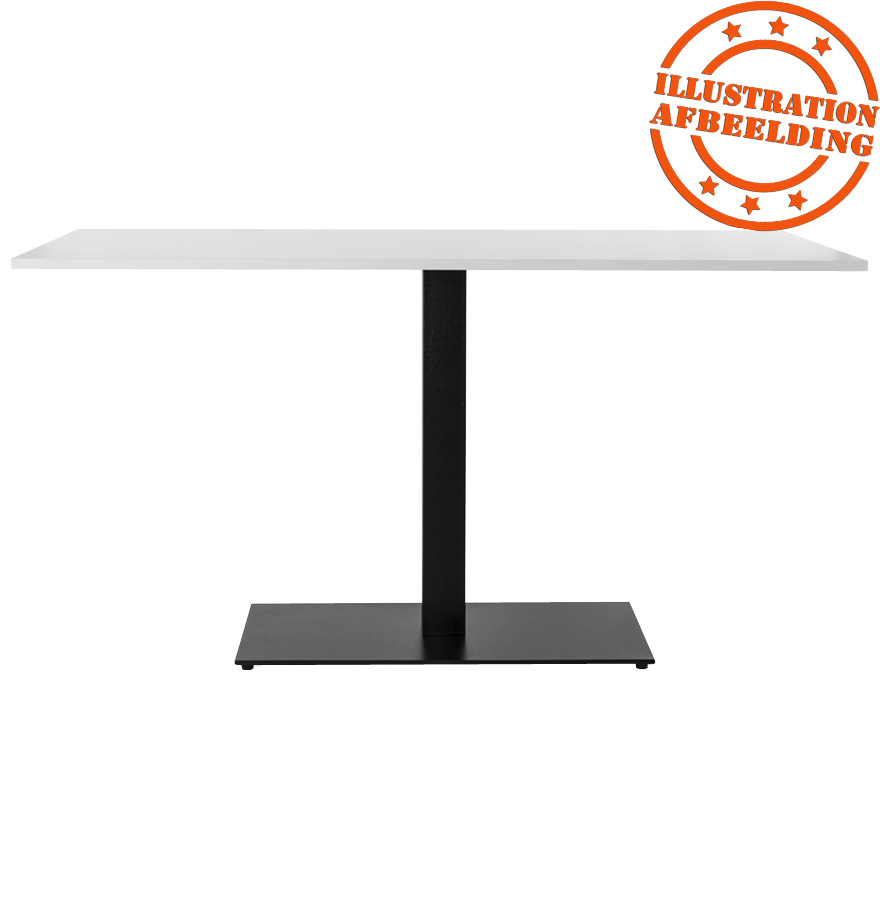 Plateau de table ´ZINC´ 140x70cm en bois blanc