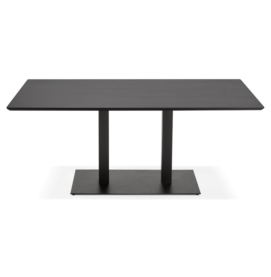 Table / bureau design 'ZUMBA' noir - 180x90 cm vue2