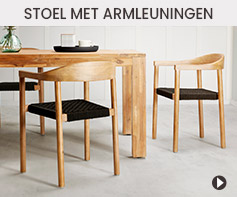 Design stoel met armleuningen - Alterego meubels