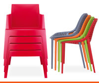 Stapelbare stoelen - Alterego Design