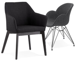Chaise avec accoudoirs confortable - Alterego Design
