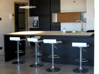 Bar de cuisine sur le plan de travail - Alterego Design