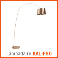 Lampadaire KALIPSO couleur cuivre - Nouveaute Alterego