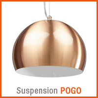Suspension POGO couleur cuivre - Nouveaute Alterego