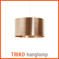 Koperkleurige TRIKO hanglamp - Alterego nieuwigheden