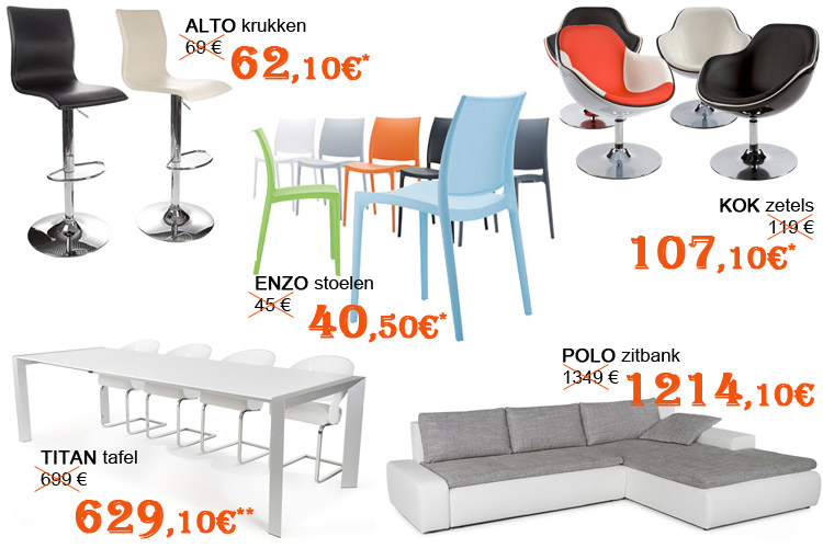 Selectie van Alterego Design meubelen- Winterkoopjes 2015